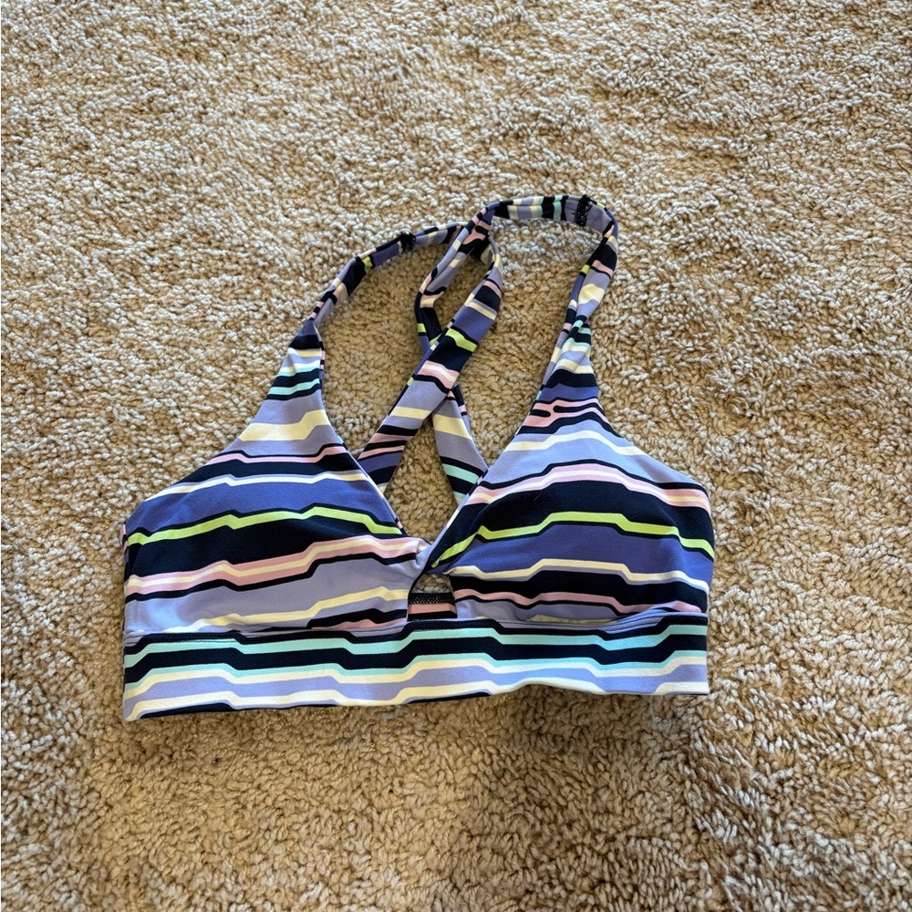 Aerie Striped Sports Bra